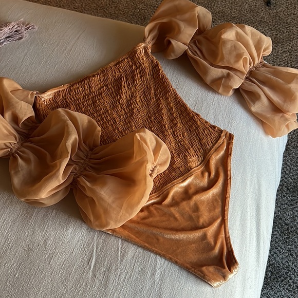 Free People Intimately Girls Just Wanna Bodysuit Size Medium NEW Without Tags - Picture 4 of 4